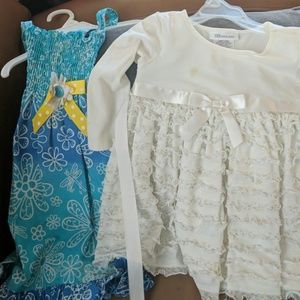 Perfect for Easter 2 girls dresses both size 4t
